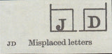 142799 1855 MAIL NOTTINGHAM TO LONDON DIE 2 1D PL.5 (SG21)(JD CONSTANT VARIETY) SIDEWAYS DUPLEX.