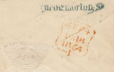 142803 1854 MAIL USED IN LONDON 1D PL.192 (SG17)(TL) MISSING IMPRIMATUR LETTERING.