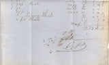 142805 1856 MAIL MANCHESTER TO DARLASTON, STAFFS 1D (SG29) 'MANCHESTER/498' SIDEWAYS DUPLEX.