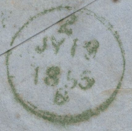 142819 1855 MAIL CRIMEAN WAR TO DUBLIN WITH DIE1 1D (SG17) X 3.