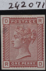 142904 1880 1d VENETIAN-RED ERROR IMPERFORATE (SG166a) GOOD UNUSED.