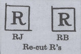 142924 1840 1D GREY-BLACK PL.TEN (SG3)(RB CONSTANT VARIETY 'P CONVERTED TO R')(SPEC AS67c) FINE TO VERY FINE USED.