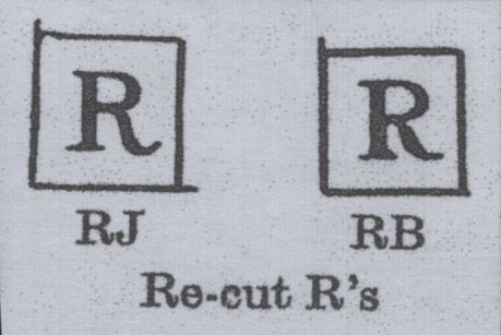 142924 1840 1D GREY-BLACK PL.TEN (SG3)(RB CONSTANT VARIETY 'P CONVERTED TO R')(SPEC AS67c) FINE TO VERY FINE USED.