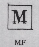 142967 1840-1841 MATCHED TRIO 1D GREY- BLACK PL.1A (SG3) 1D BLACK PL.1B (SG2) AND 1D RED PL.1B (SG7) LETTERED MF ALL SHOWING CONSTANT VARIETY 'M DOUBLE'