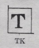 142968 1840 MATCHED PAIR 1D BLACKS PL.1A (SG3) AND PL.1B (SG2) LETTERED TK SHOWING FINE CONSTANT VARIETY 'T DOUBLE AT UPPER LEFT' (SPEC AS2d/AS5f).
