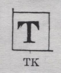 142968 1840 MATCHED PAIR 1D BLACKS PL.1A (SG3) AND PL.1B (SG2) LETTERED TK SHOWING FINE CONSTANT VARIETY 'T DOUBLE AT UPPER LEFT' (SPEC AS2d/AS5f).