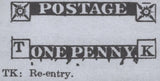 142979 1846 MAIL USED IN LONDON 1D PL.62 (SG8)(TK RE-ENTRY SPEC BS51a) FINE USED.