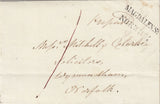143016 1841 MAIL NORWICH TO WYMONDHAM, NORFOLK WITH 'MAGDALEN.ST./NORWICH' RECEIVER'S HANDSTAMP IN BLACK (NK324b).