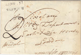 143028 1848 MAIL NORWICH TO LONDON, POSTAGE UNPAID WITH 'KING ST/NORWICH' RECEIVER'S HANDSTAMP (NK324d).