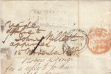 143028 1848 MAIL NORWICH TO LONDON, POSTAGE UNPAID WITH 'KING ST/NORWICH' RECEIVER'S HANDSTAMP (NK324d).
