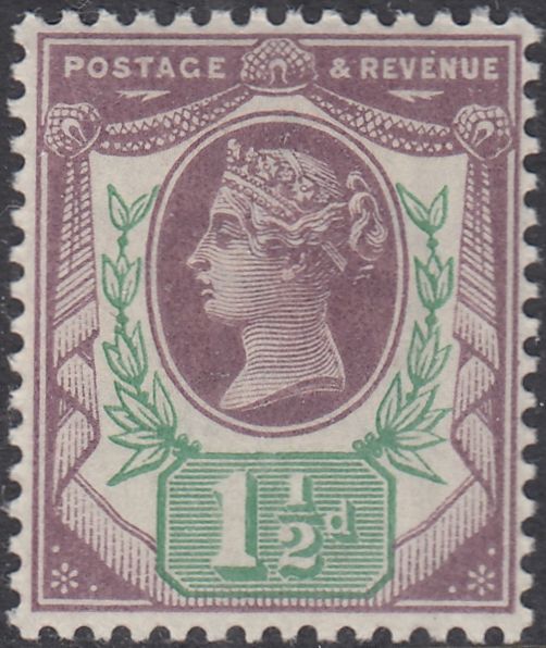 143063 1887 ½d-1s JUBILEE ISSUE (SG197-214) BASIC SET OF 14, FINE UNMOUNTED O.G.