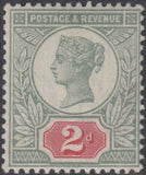 143063 1887 ½d-1s JUBILEE ISSUE (SG197-214) BASIC SET OF 14, FINE UNMOUNTED O.G.