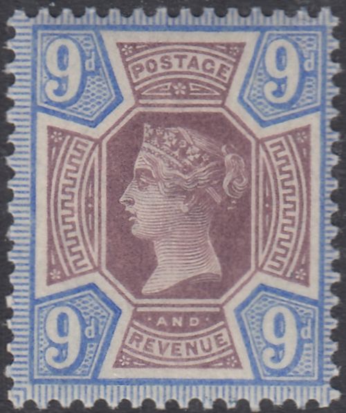 143063 1887 ½d-1s JUBILEE ISSUE (SG197-214) BASIC SET OF 14, FINE UNMOUNTED O.G.