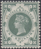 143063 1887 ½d-1s JUBILEE ISSUE (SG197-214) BASIC SET OF 14, FINE UNMOUNTED O.G.