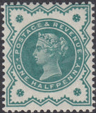 143063 1887 ½d-1s JUBILEE ISSUE (SG197-214) BASIC SET OF 14, FINE UNMOUNTED O.G.