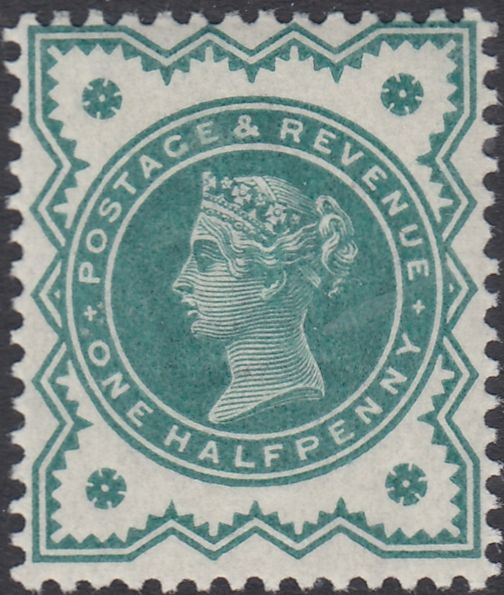 143063 1887 ½d-1s JUBILEE ISSUE (SG197-214) BASIC SET OF 14, FINE UNMOUNTED O.G.