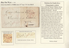 143066 1793 MAIL HAY, BRECONSHIRE TO YORK WITH FINE 'HAY' HANDSTAMP (W1115).