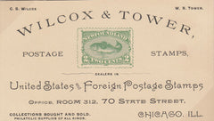 143073 CIRCA 1920-1970's (STAMP DEALERS ADVERTISING CARDS' (5).