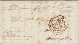 143121 1812 FREE MAIL LONDON TO OSWESTRY WITH CHAMFERED BOXED 'TO PAY/ONLY/D2' HANDSTAMP IN BLACK (L804).