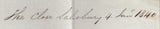 143123 1840 MAIL SALISBURY TO ANDOVER, MANUSCRIPT '4' UNIFORM FOURPENNY POST.