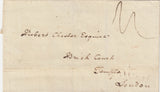 143127 1775 MAIL SHREWSBURY TO LONDON WITH 'SHREWS/BURY' TWO LINE HANDSTAMP (SH604).