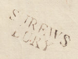 143127 1775 MAIL SHREWSBURY TO LONDON WITH 'SHREWS/BURY' TWO LINE HANDSTAMP (SH604).