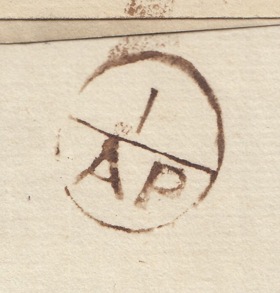 143127 1775 MAIL SHREWSBURY TO LONDON WITH 'SHREWS/BURY' TWO LINE HANDSTAMP (SH604).