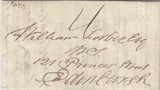 143133 1839 UNIFORM FOURPENNY POST AYR, SCOTLAND TO EDINBURGH WITH MANUSCRIPT '4' CHARGEMARK.