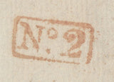 143174 1839 MAIL LANCASTER TO CARLISLE WITH 'Lancaster/Penny Post' HANDSTAMP (LA648) AND BOXED 'No2' RECEIVERS HANDSTAMP OF BENTHAM.