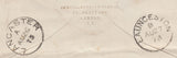 143184 1873 MAIL LONDON TO LAUNCESTON, CORNWALL 1d PL.124 (SG43) MISSENT TO LANCASTER.