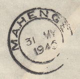 143189 1940 AIRMAIL BOGNOR REGIS, SUSSEX TO TANGANYIKA, EAST AFRICA WITH VARIOUS CENTENARY ISSUES.