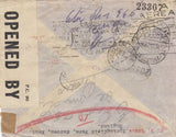 143213 1940 AIRMAIL LONDON TO ARGENTINE 5S RED (SG477) UNDELIVERED AND RETURNED TO SENDER.