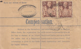 143215 1940 REGISTERED AIRMAIL LONDON TO SANTIAGO, CHILE WITH 2/6 BROWN (SG476) X 3 AND OTHER STAMPS.