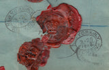143217 1940 REGISTERED AIRMAIL LONDON TO TORONTO, CANADA 6D (SG470) 1S (SG475) 5S RED (SG477).