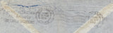 143220 1940 AIRMAIL RIPLEY, DERBY TO SANTIAGO, CHILE 5s RED (SG477) 'RIPLEY/DERBY' DATESTAMP.