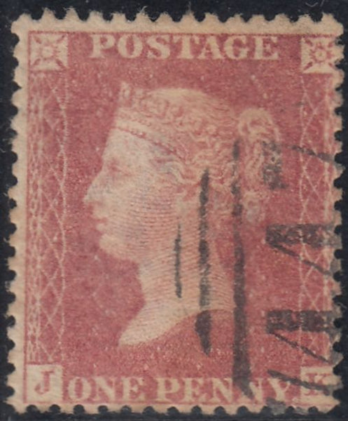 143232 1861 DIE 2 1D ALPHABET IV PL.51 (SG42)(JK) VERY FINE USED.