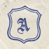 143239 1864 MAIL BATH TO WARRINGTON DIE 2 1D ALPHABET IV PL.51 (SG42).
