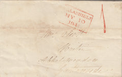 143242  COLLECTION SCOTTISH UNIFORM PENNY POST '1' HANDSTAMPS 1840-1848 (11 ITEMS).