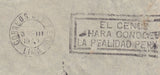 143249 1940 AIRMAIL MANCHESTER TO LIMA, PERU PAIR KGVI 2/6 BROWN (SG476).