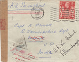 143263 1941 AIRMAIL GUILDFORD, SURREY TO INDIA KGVI 5s RED (SG477).