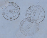143275 1941 AIRMAIL LONDON TO INDIA KGVI 2/6 BROWN (SG476).