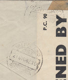 143292 1942 AIRMAIL EDINBURGH TO VALPARAISO, CHILE KGVI 1s (SG475) AND 2/6 YELLOW-GREEN (SG476b).