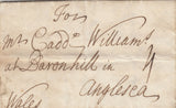 143307 1722 MAIL LONDON TO ANGLESEA, CHARGED '4', LONDON BISHOP MARK.