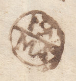143307 1722 MAIL LONDON TO ANGLESEA, CHARGED '4', LONDON BISHOP MARK.