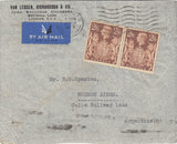 143328 1939 AIRMAIL LONDON TO BUENOS AIRES, ARGENTINE KGVI 2/6 BROWN (SG476) X 2.