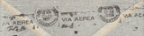 143328 1939 AIRMAIL LONDON TO BUENOS AIRES, ARGENTINE KGVI 2/6 BROWN (SG476) X 2.