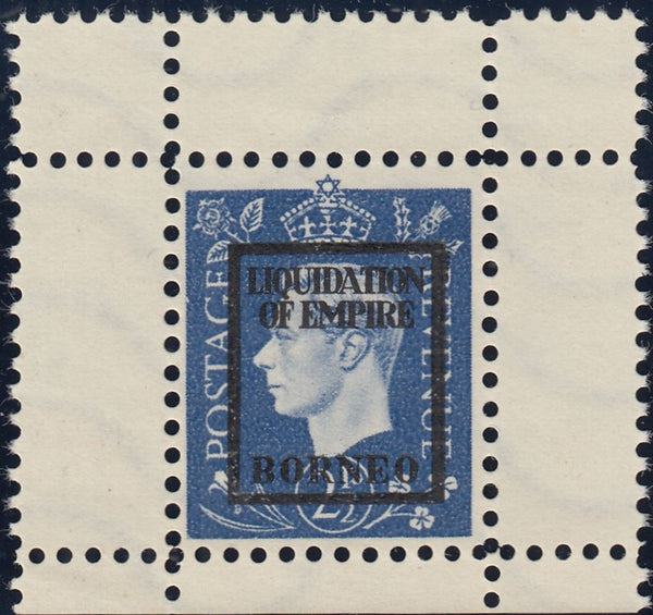 143373 1944 2½d GERMAN PROPAGANDA FORGERY 'LIQUIDATION OF EMPIRE/BORNEO' UNUSED.