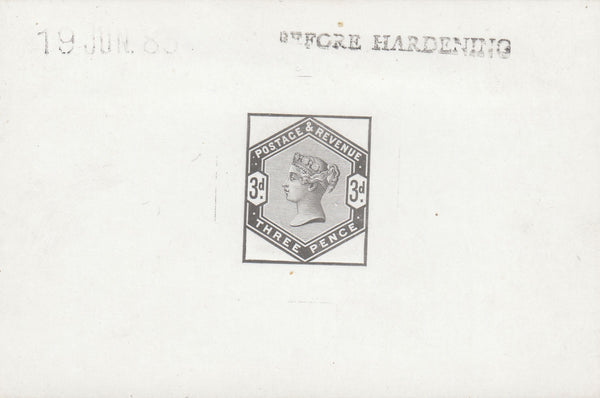 143393 1883 3d LILAC (SG191) DIE PROOF 'BEFORE HARDENING'.