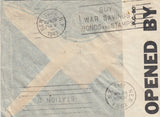 143413 1943 AIRMAIL MAIDSTONE, KENT TO U.S.A. KGVI 2/6 YELLOW-GREEN (SG476b).