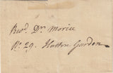 143462 CIRCA 1780 MAIL USED IN LONDON  GENERAL OFFICE DOCKWRA HANDSTAMP (L363).